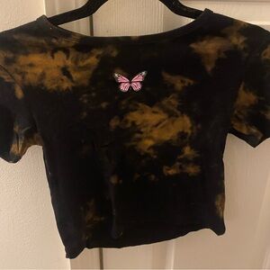 Black and Brown Baby Tee